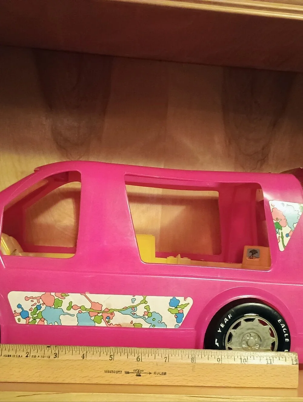 Vintage Barbie Mini Camper Van / | Retro Pink Camper |